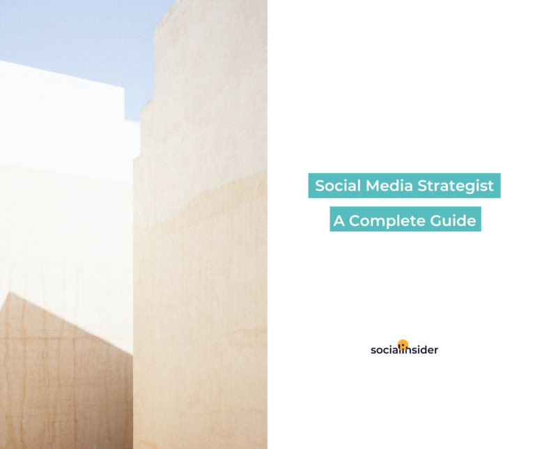 What defines the role of a social media strategist