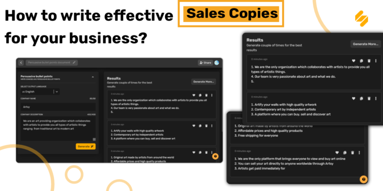 Top 3 tips for writing effective sales texts for your brand