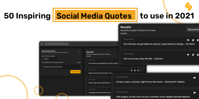 50 inspiring and fresh social media quotes