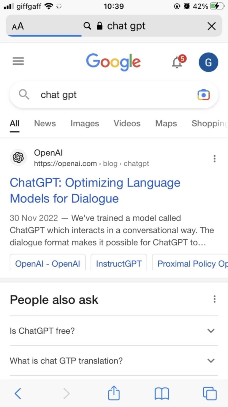 How to use GPT chat on a cell phone