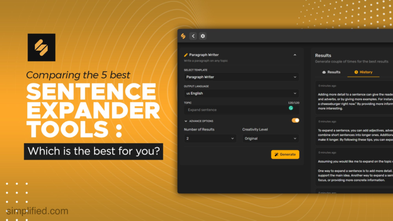 Comparison of the 4 best sentence expander tools: which one is best for you?