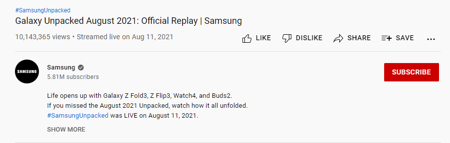 5 najlepszych wskazówek dotyczących pisania tytułów YouTube, które zdobywają wyświetlenia Simplified ai youtube title samsung.png