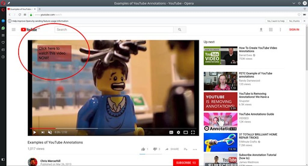 5 prostych sposobów na zwiększenie zaangażowania w YouTube Add annotations and cta