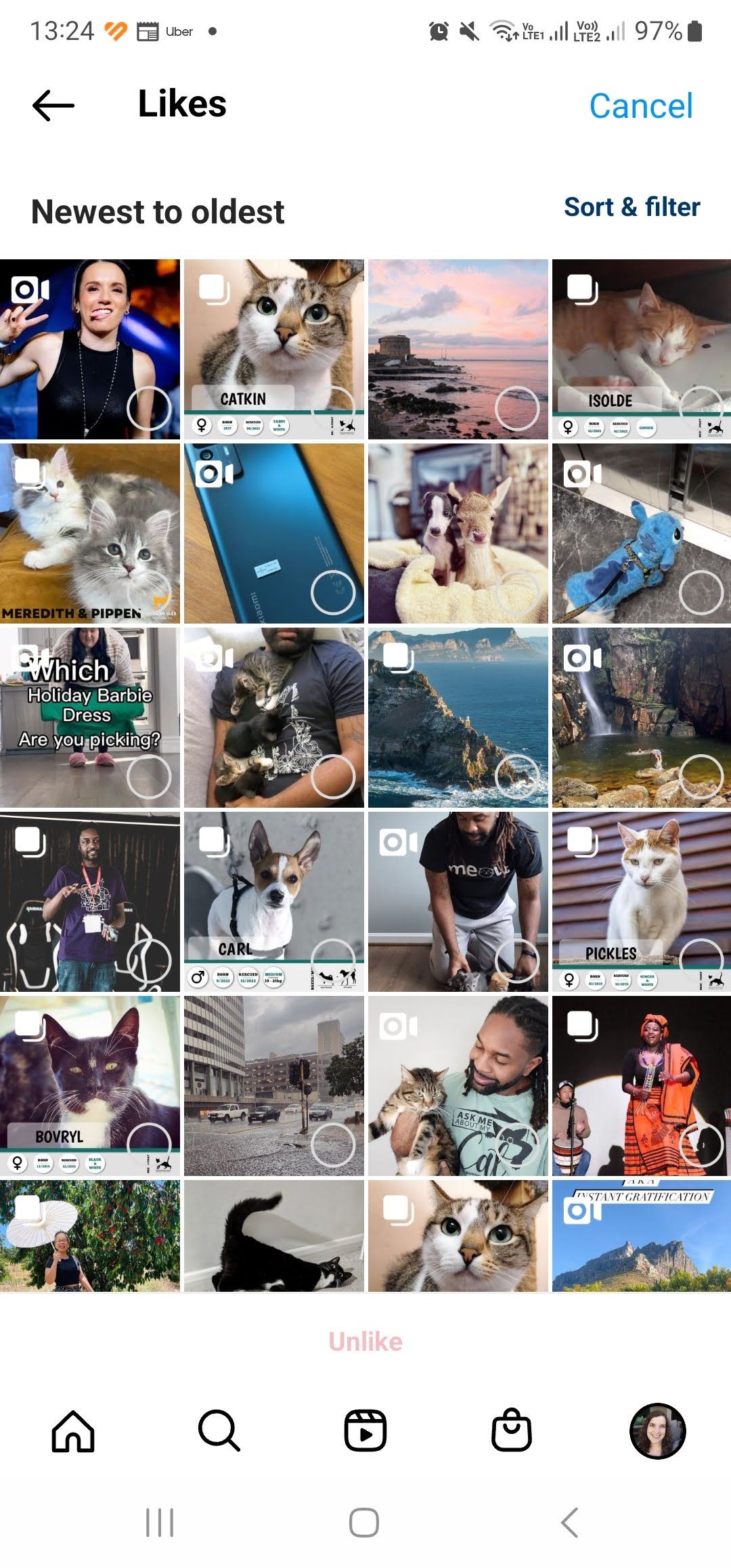 Jak usunąć polubienia na Instagramie Instagram show likes