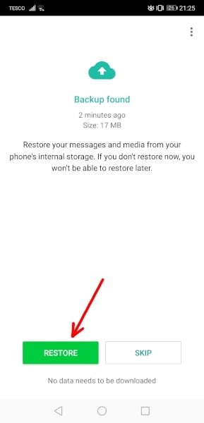 Jak przywrócić usunięte komunikatory WhatsApp bez kopii zapasowej Restore deleted whatsapp messages without backup 6