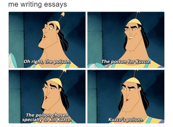 Jak używać ekspandera zdań AI do pisania esejów? Person writing essays oh right poison poison kuzco poison chosen specially kill kuzco kuzcos poison