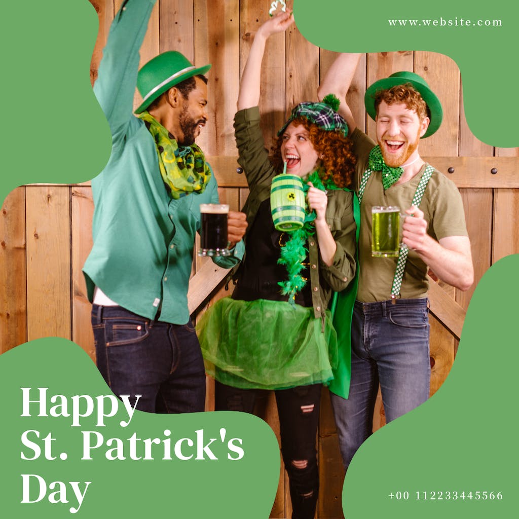 7 niesamowitych pomysłów marketingowych na dzień św. Patryka, aby się wyróżnić St patricks day template