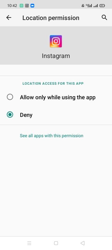 Jak ukryć swoją lokalizację w postach na Instagramie Deny location permission in instagram settings