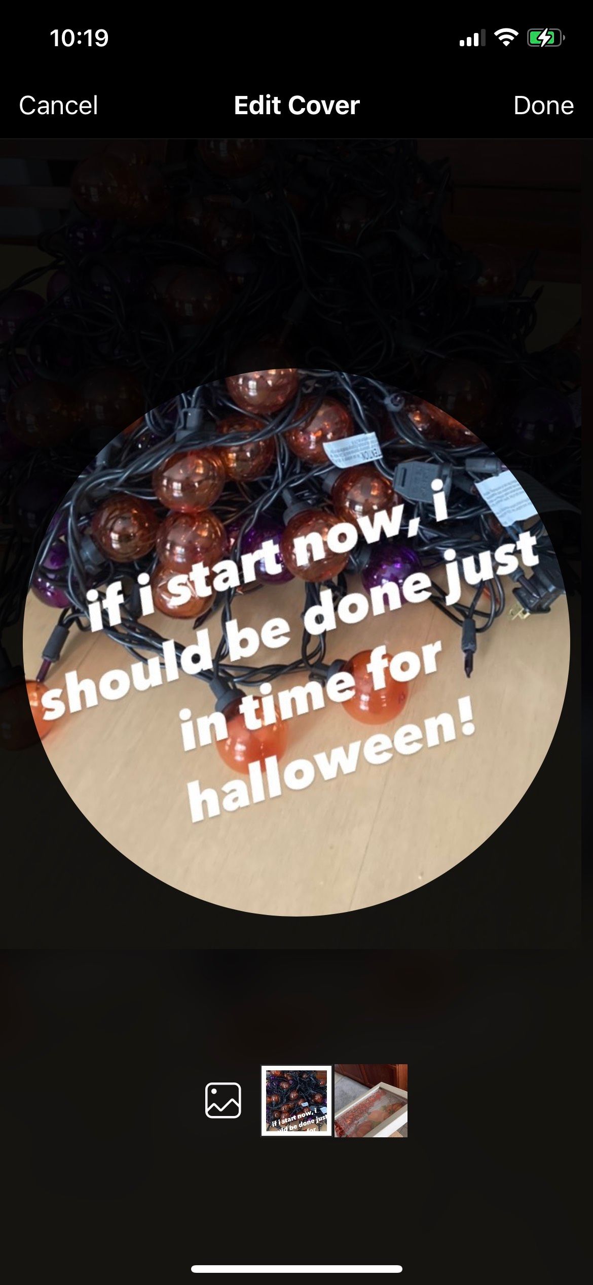 Czym są wyróżnienia na Instagramie i jak ich używasz? Halloween lights story