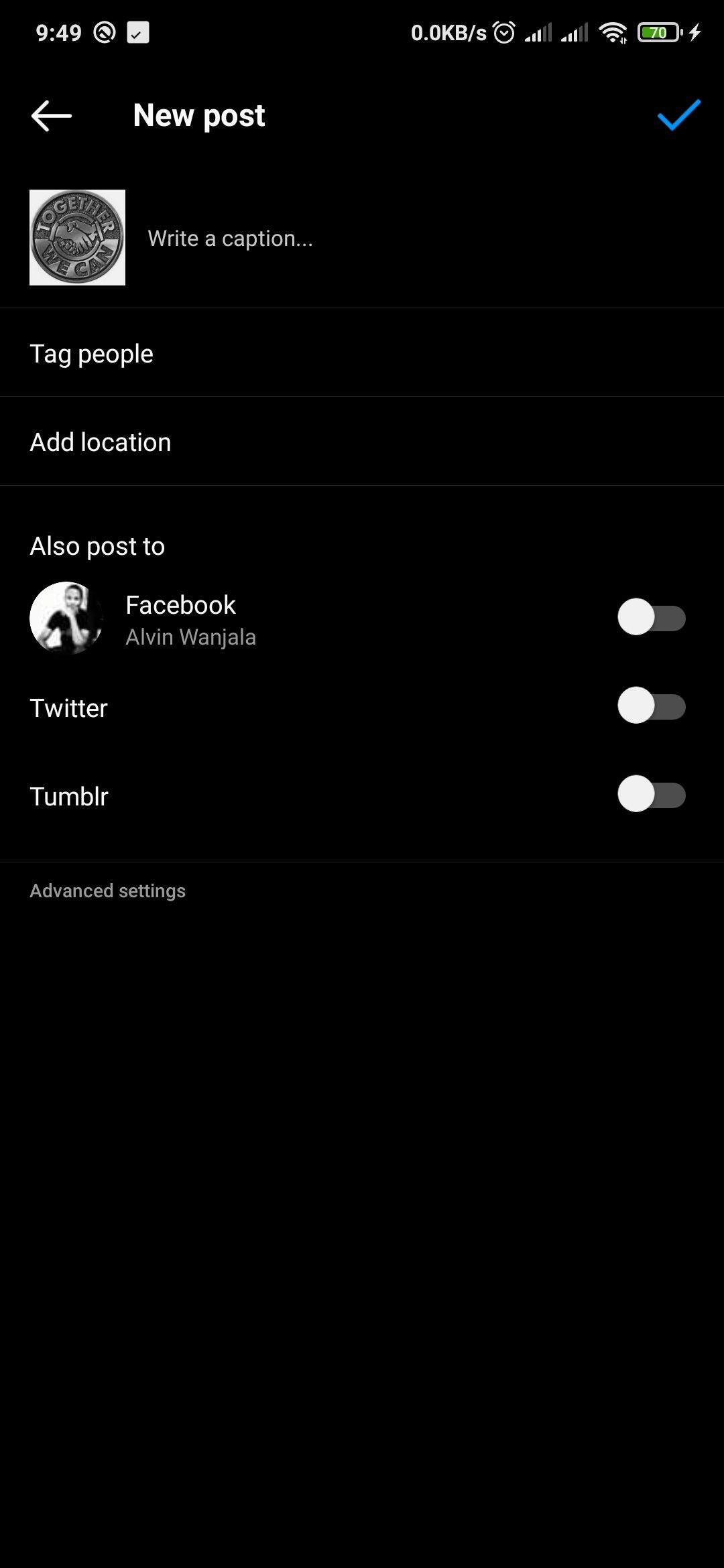 Jak ukryć polubienia na Instagramie Instagram advanced post settings