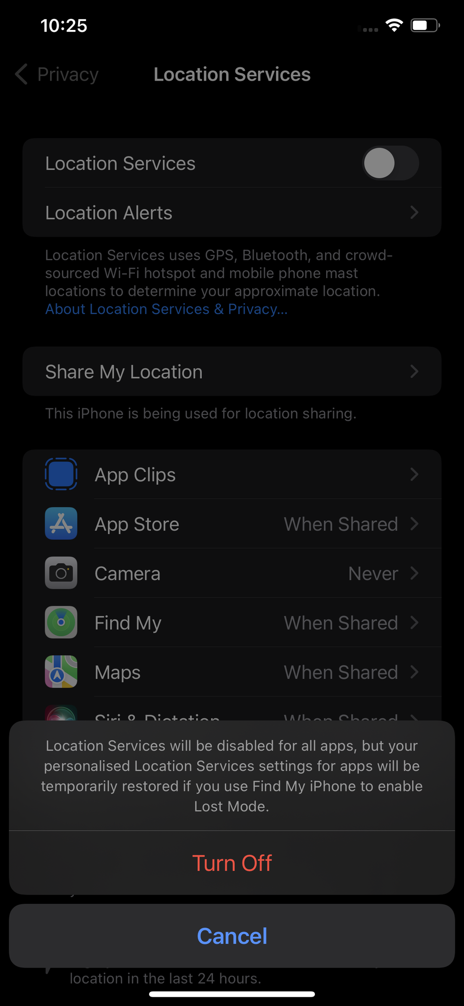 Jak ukryć swoją lokalizację w postach na Instagramie Turning off location services in iphones privacy settings