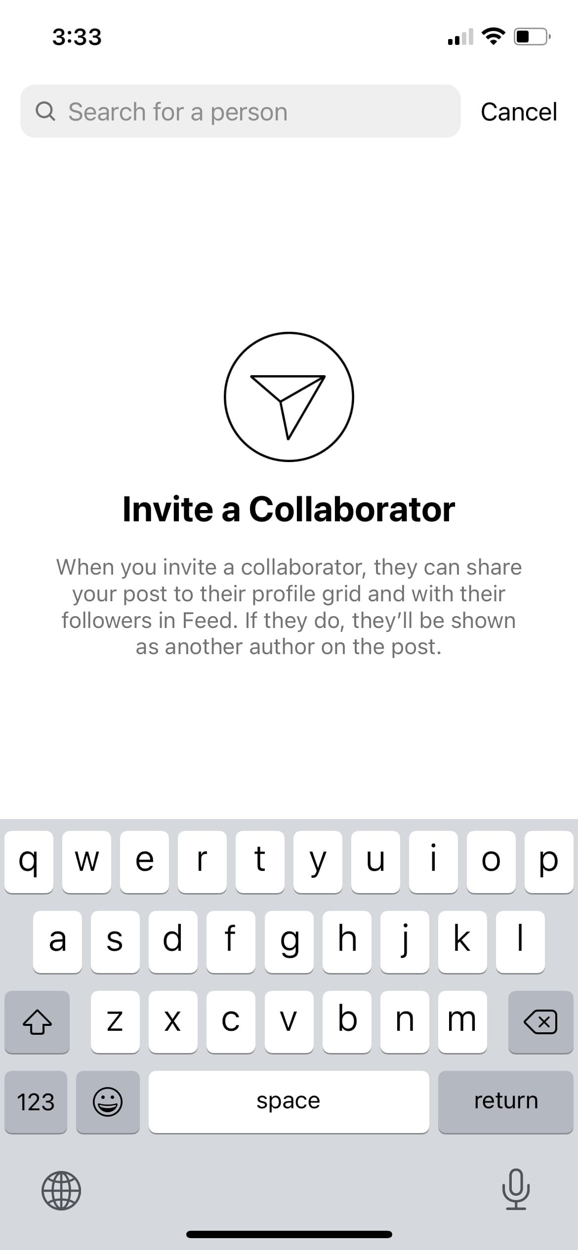 Jak (i ​​dlaczego) opublikować współpracę na Instagramie Invite collab page