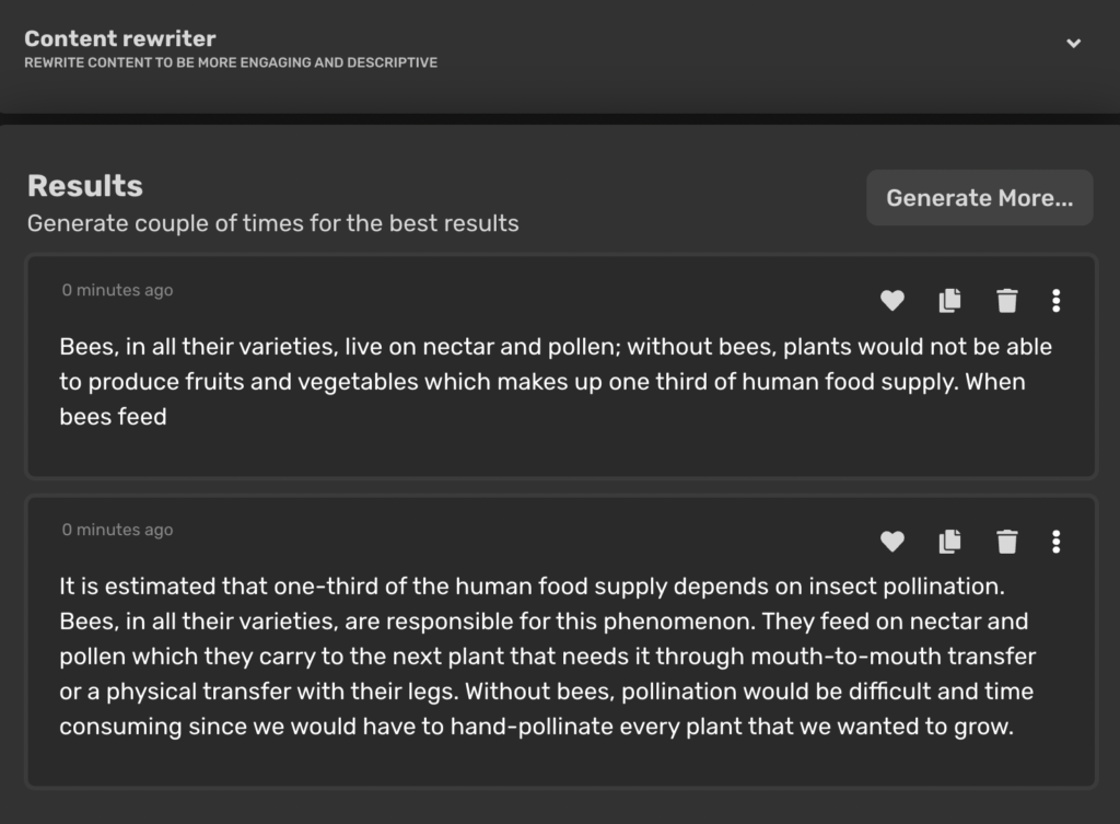 Simplified's AI Sentence Rewriter: Jak bez wysiłku przeformułować i parafrazować Sentence rewriter about bees 1024x753