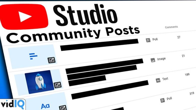 So verwenden Sie die Registerkarte "Community" in YouTube Studio