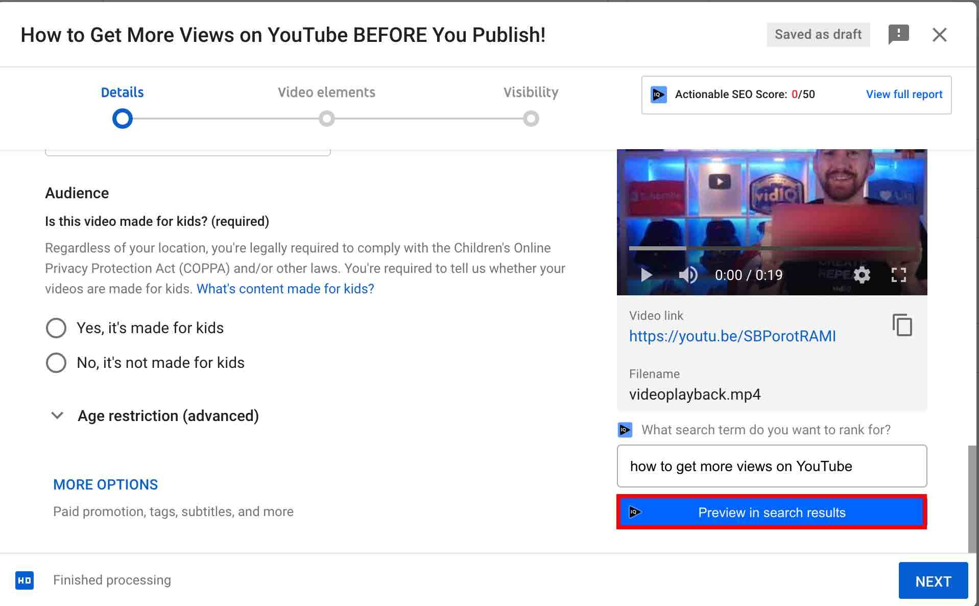 How to get more views on YouTube before publishing anything