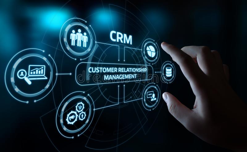 crm customer relationship management business internet techology concept 137888377