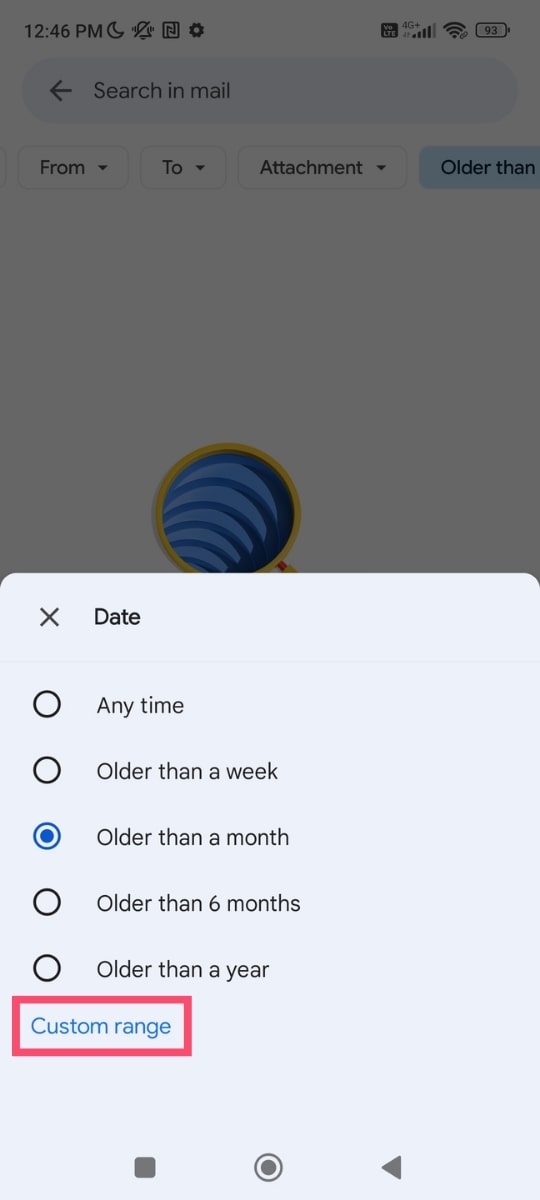 Jak utworzyć niestandardowy filtr zakresu czasu w aplikacji Gmail
