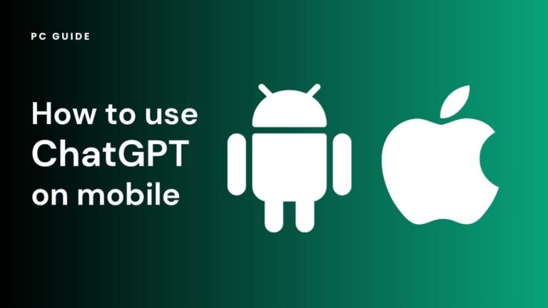 How to use ChatGPT on mobile devices - app and web browser